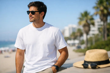 How to Wear Thick Tees in Summer