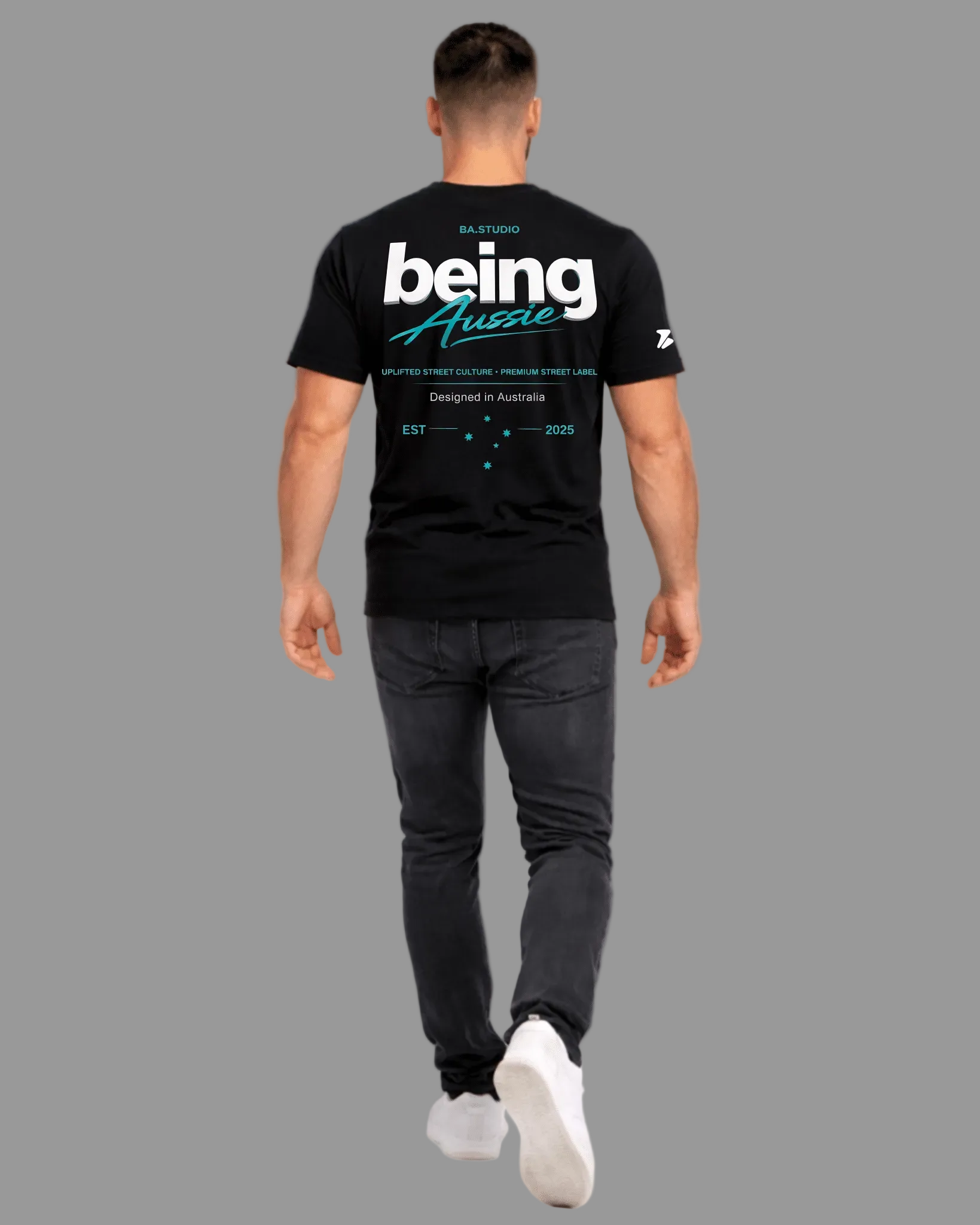 1.0 - Aqua Core Tee - BA30 - Being Aussie