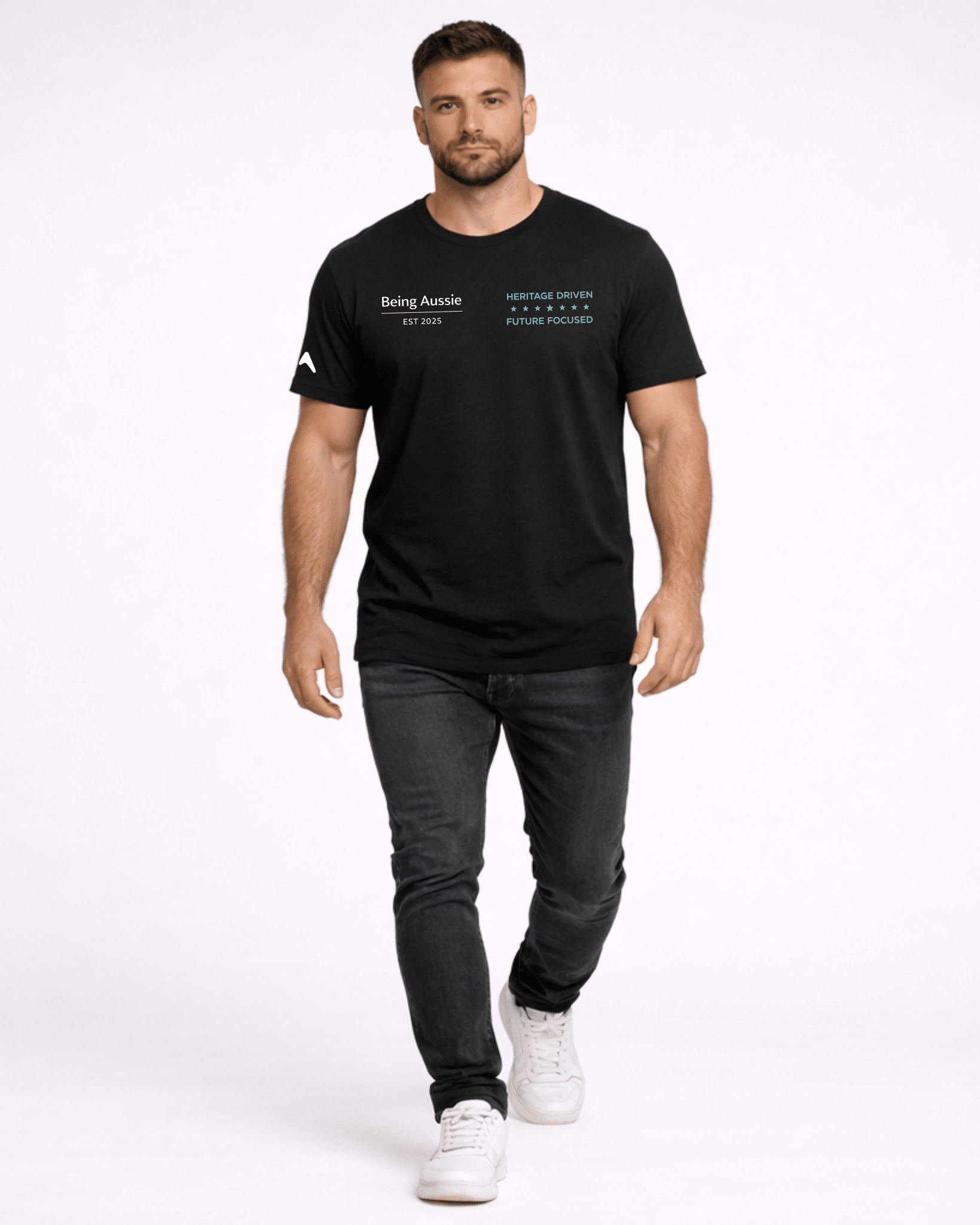1.0 - Aqua Core Tee - BA30 - Being Aussie