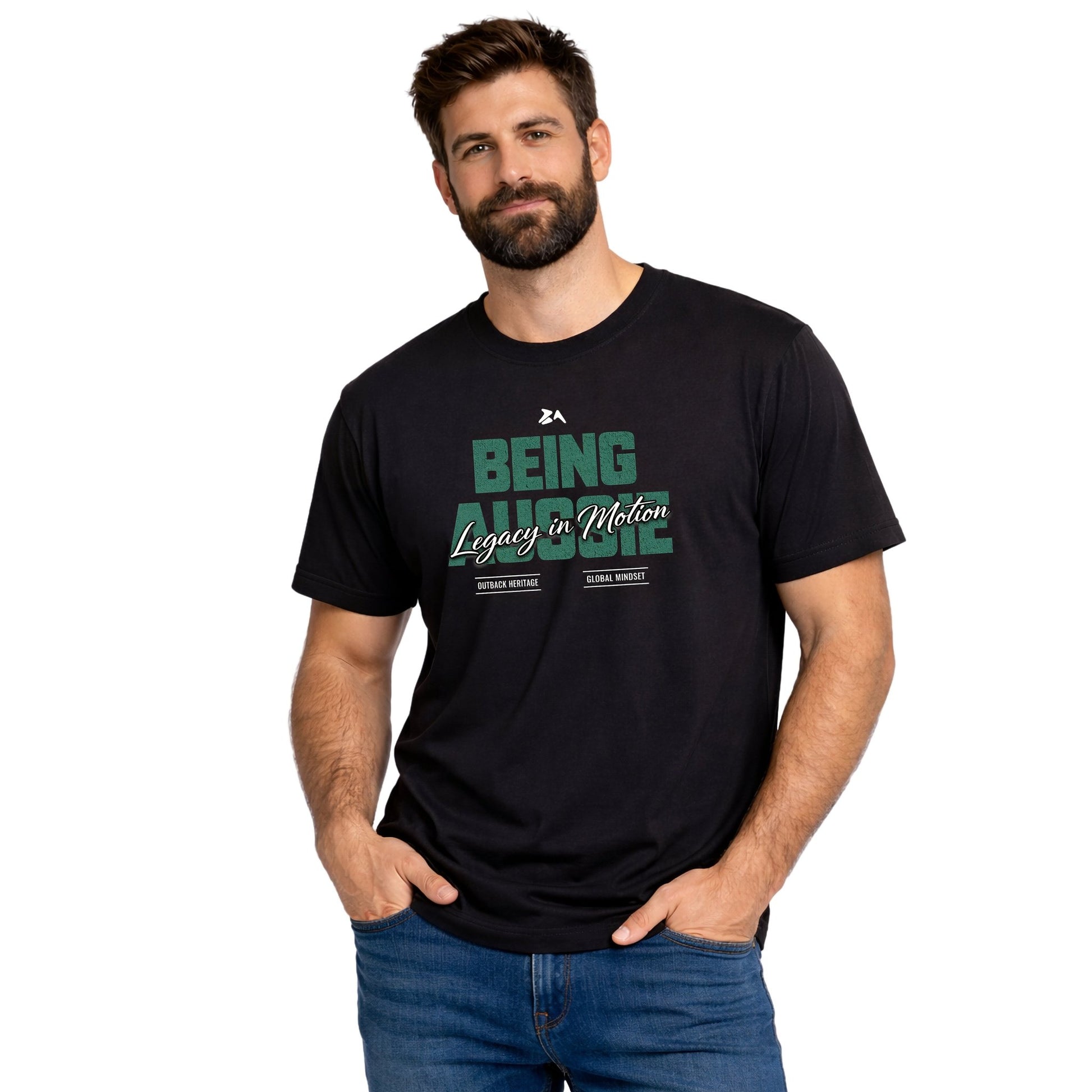 1.0 - Legacy Mark Tee - BA22 - Being Aussie
