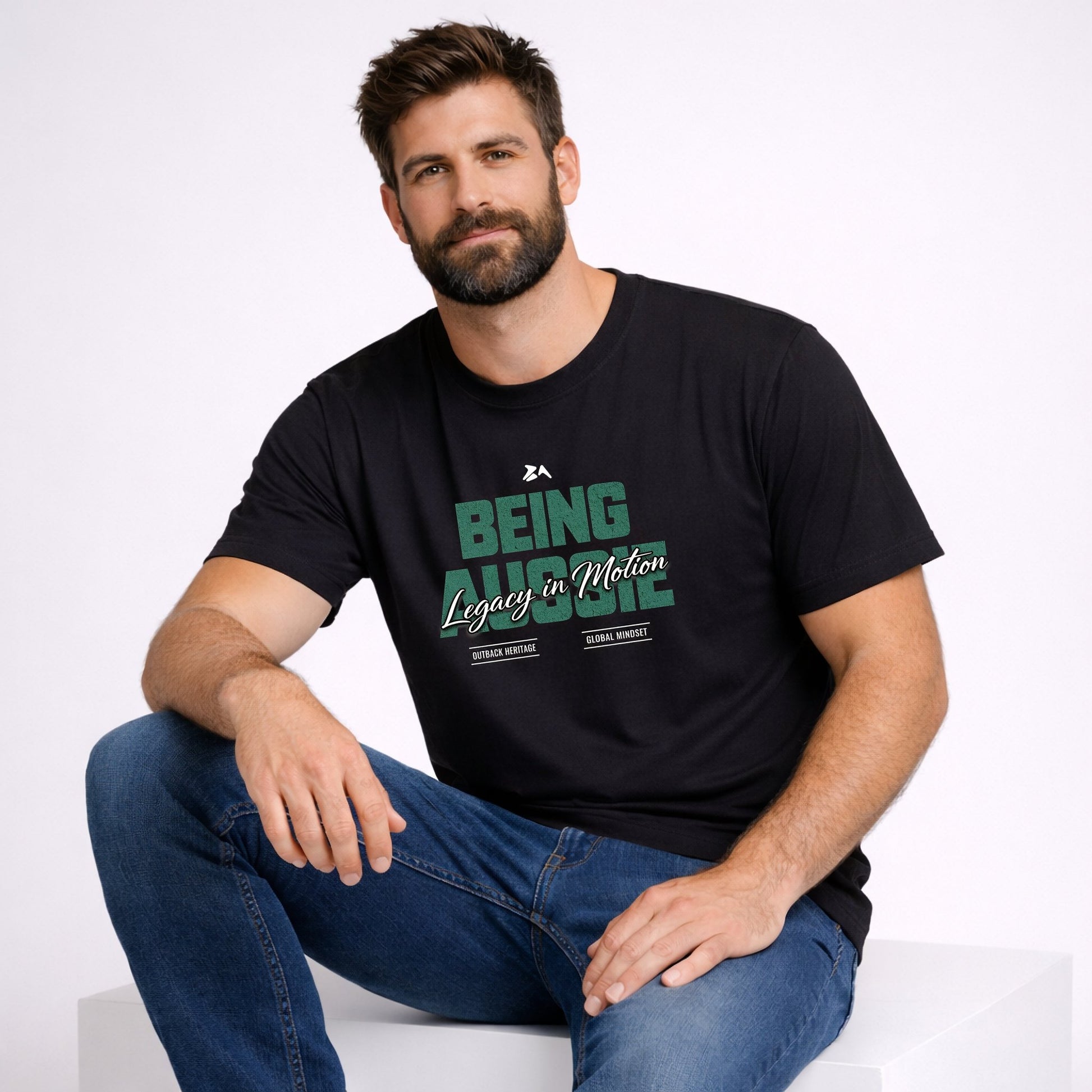 1.0 - Legacy Mark Tee - BA22 - Being Aussie