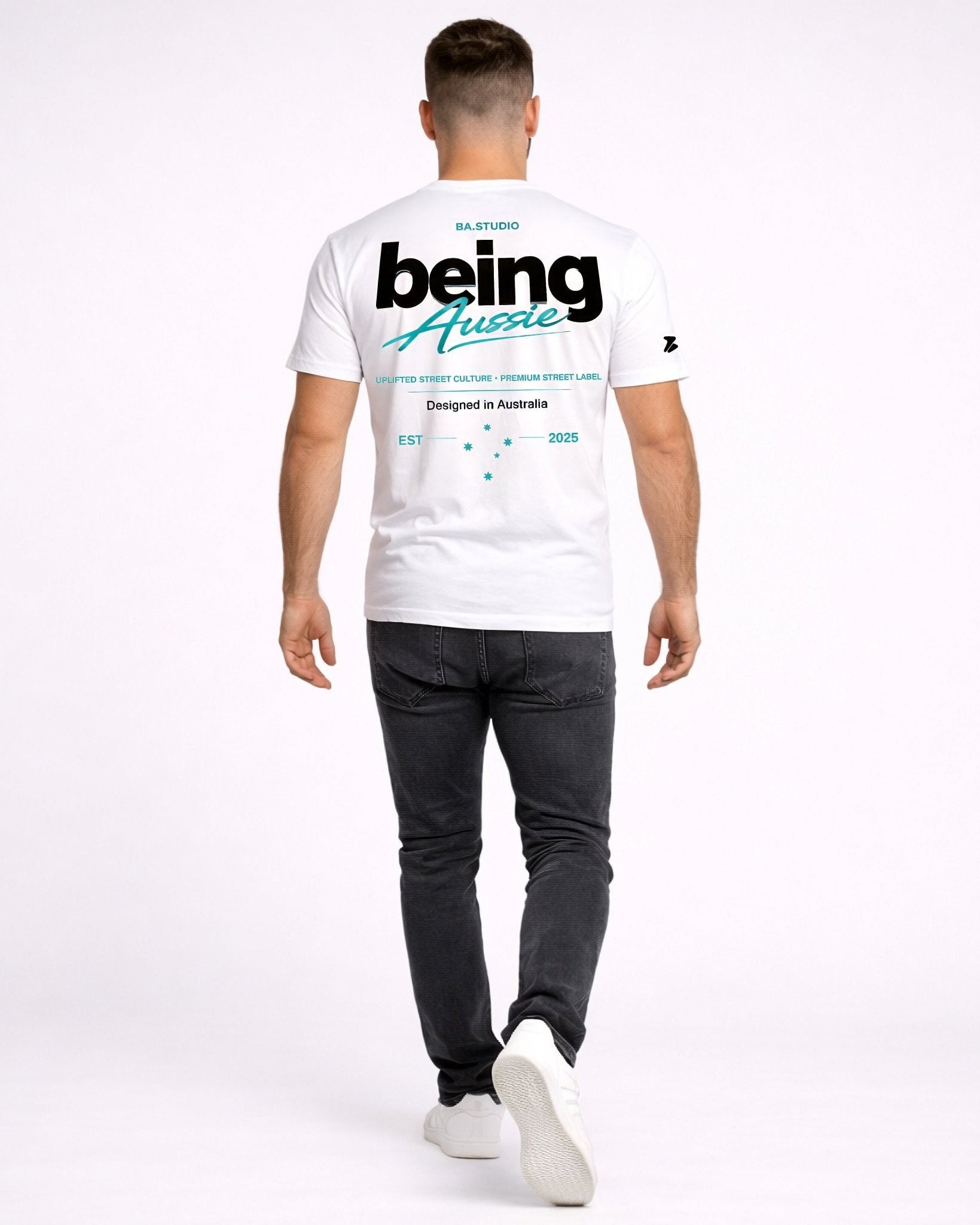2.0 - Aqua Core Tee - BA30 - Being Aussie