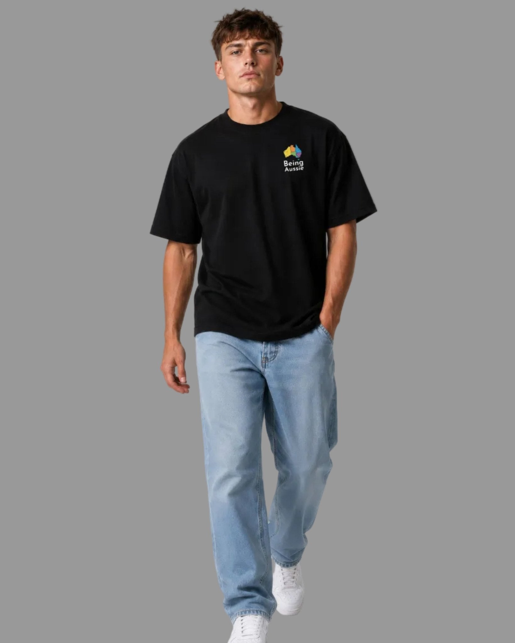 Adventure Begins Tee - Being Aussie