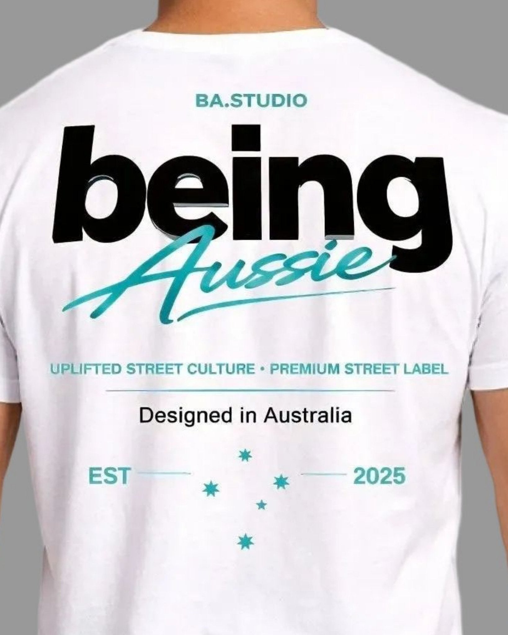 Aqua Core Tee - Being Aussie