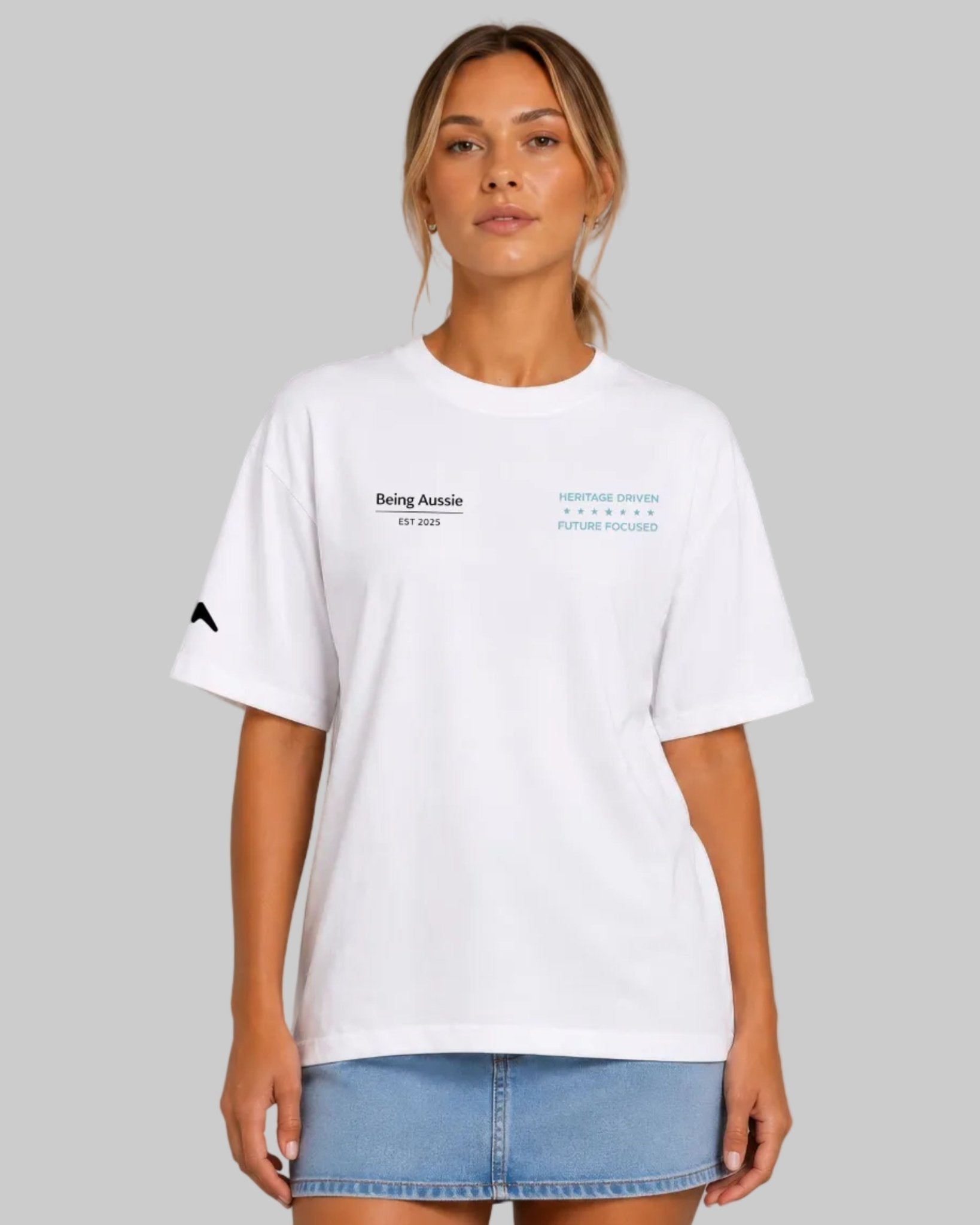 Aqua Core Tee - Being Aussie