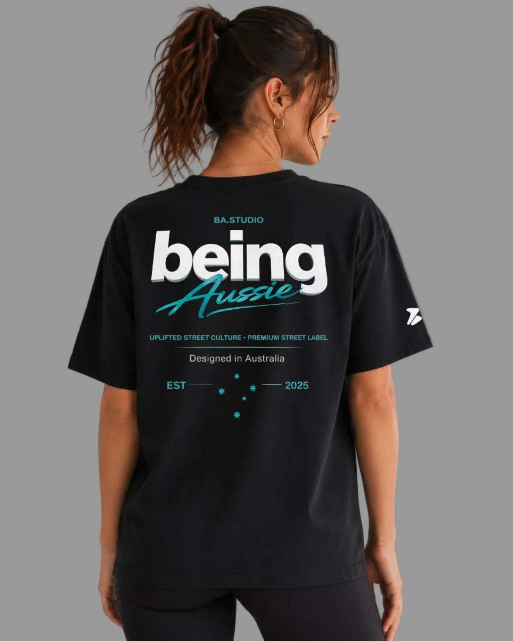 Aqua Core Tee - Being Aussie