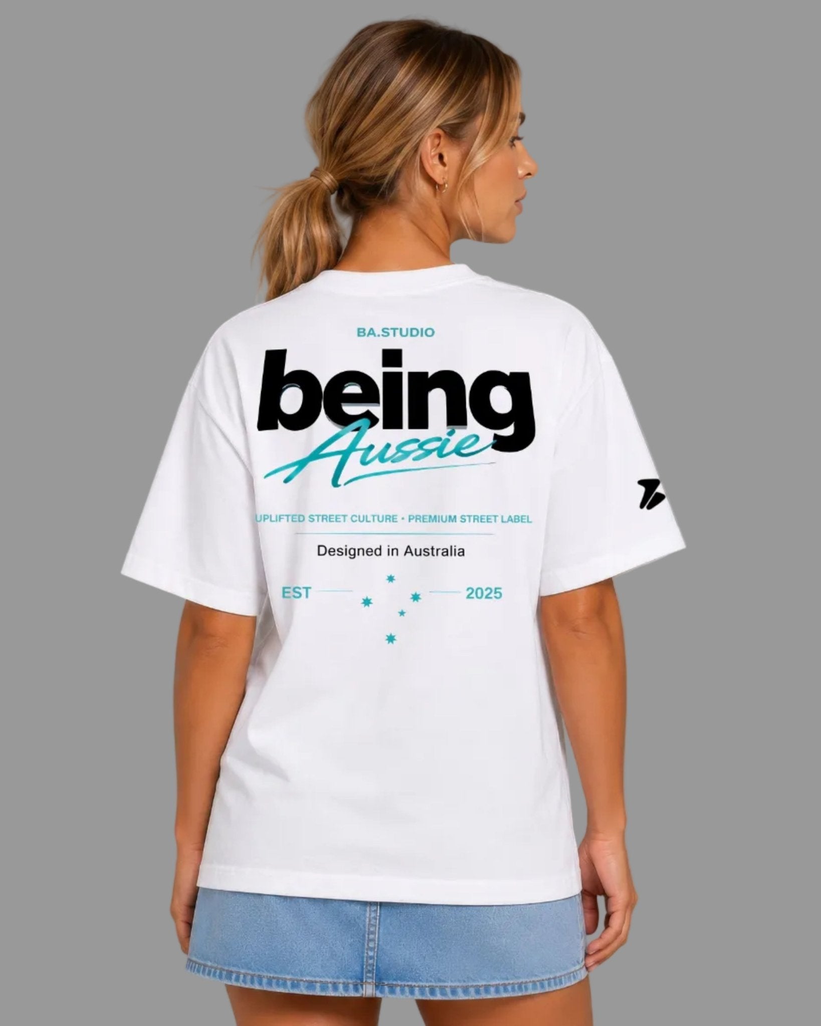 Aqua Core Tee - Being Aussie