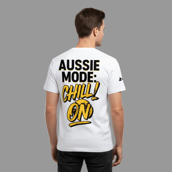 Aussie Mode : Chill On - BA6 (White) - Being Aussie