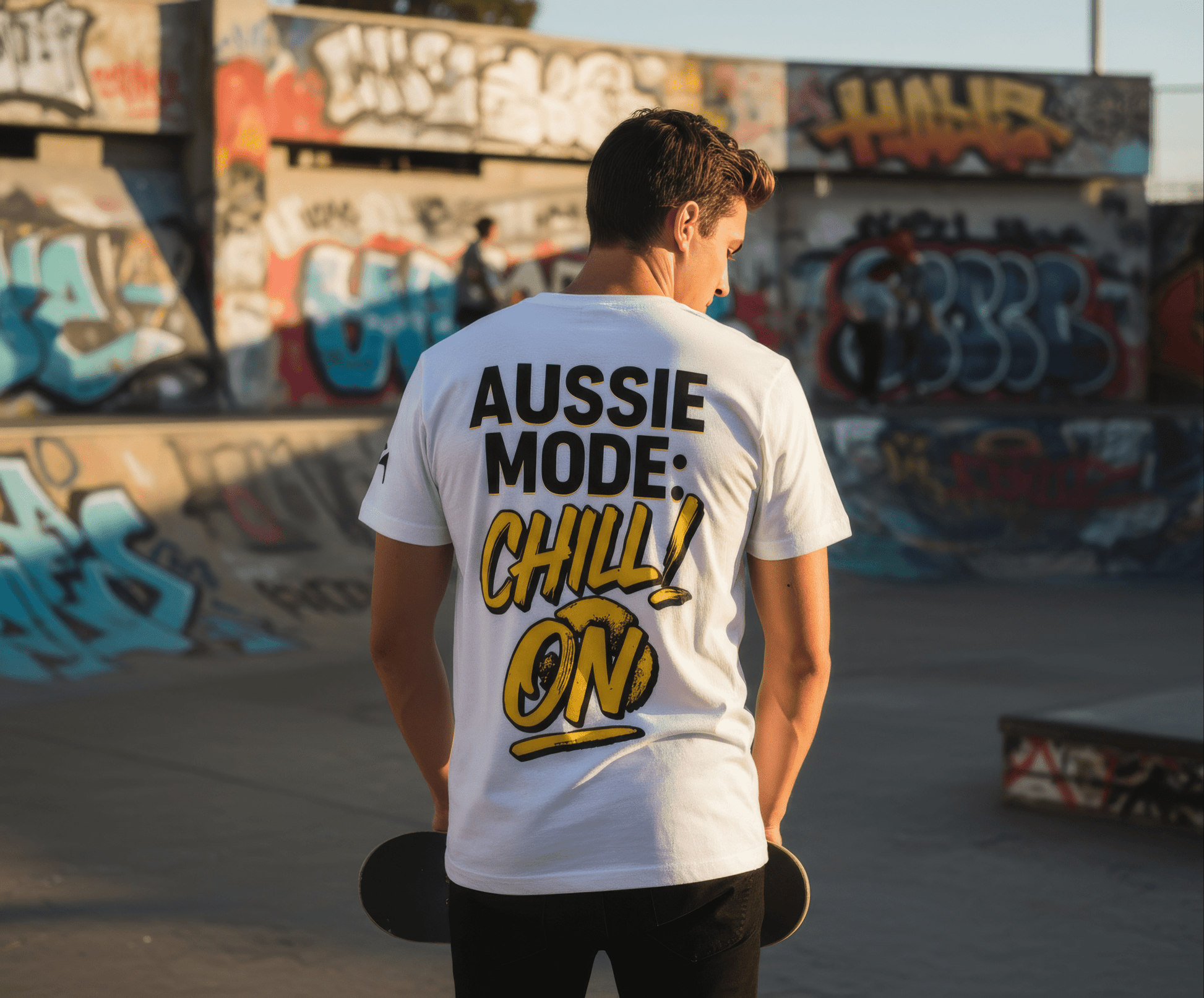 Aussie Mode : Chill On - BA6 (White) - Being Aussie