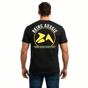 Aussie Spirit Circle - BA2 (Black) - Being Aussie