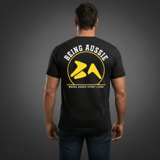 Aussie Spirit Circle - BA2 (Black) - Being Aussie