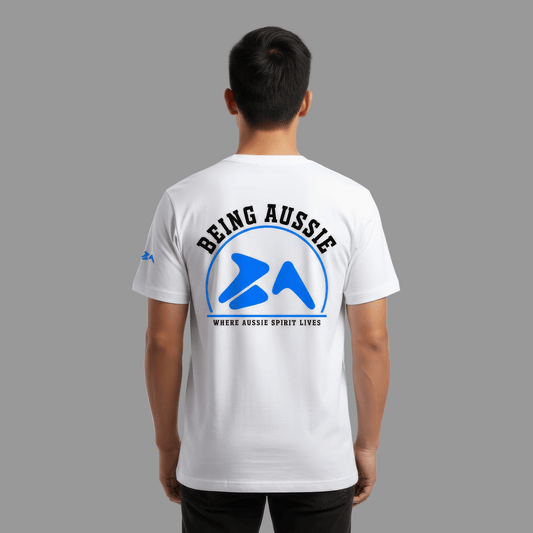 Aussie Spirit Circle - BA2 (White) - Being Aussie