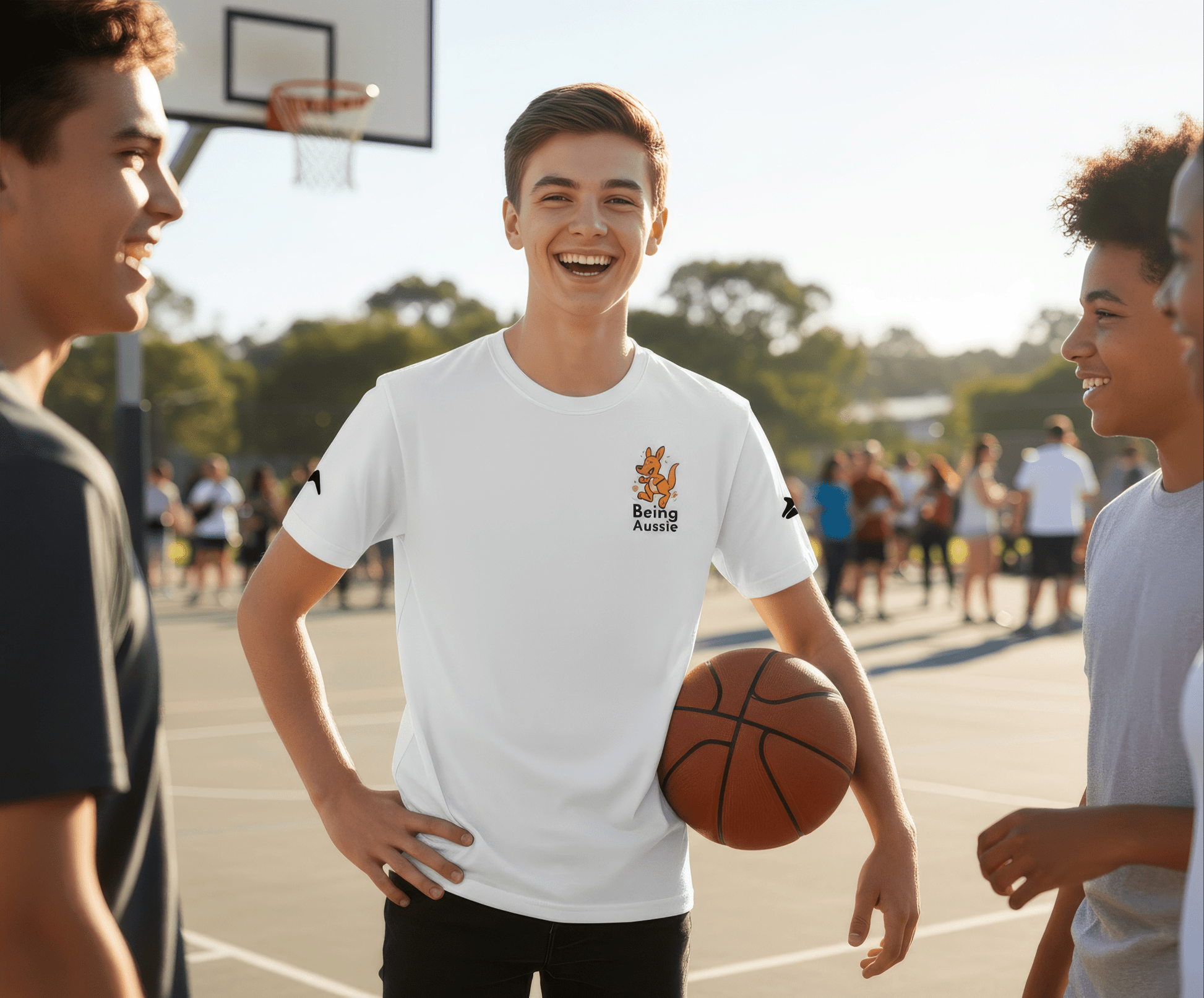 Born To Bounce - BA10 (White) - Being Aussie