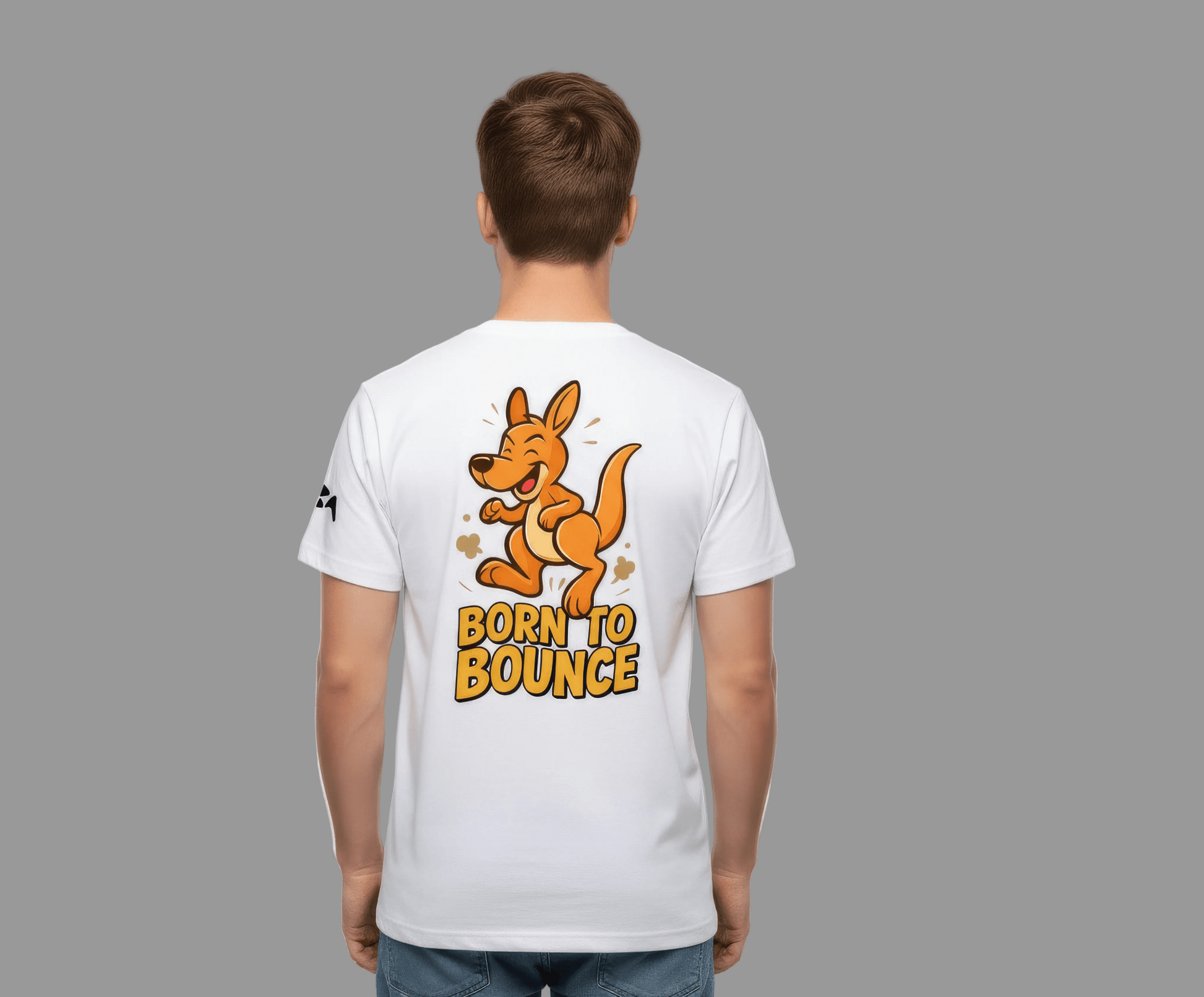 Born To Bounce - BA10 (White) - Being Aussie