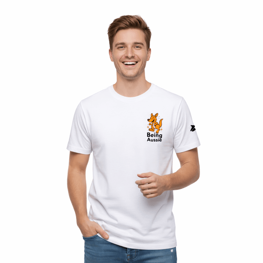 Born To Bounce - BA10 (White) - Being Aussie