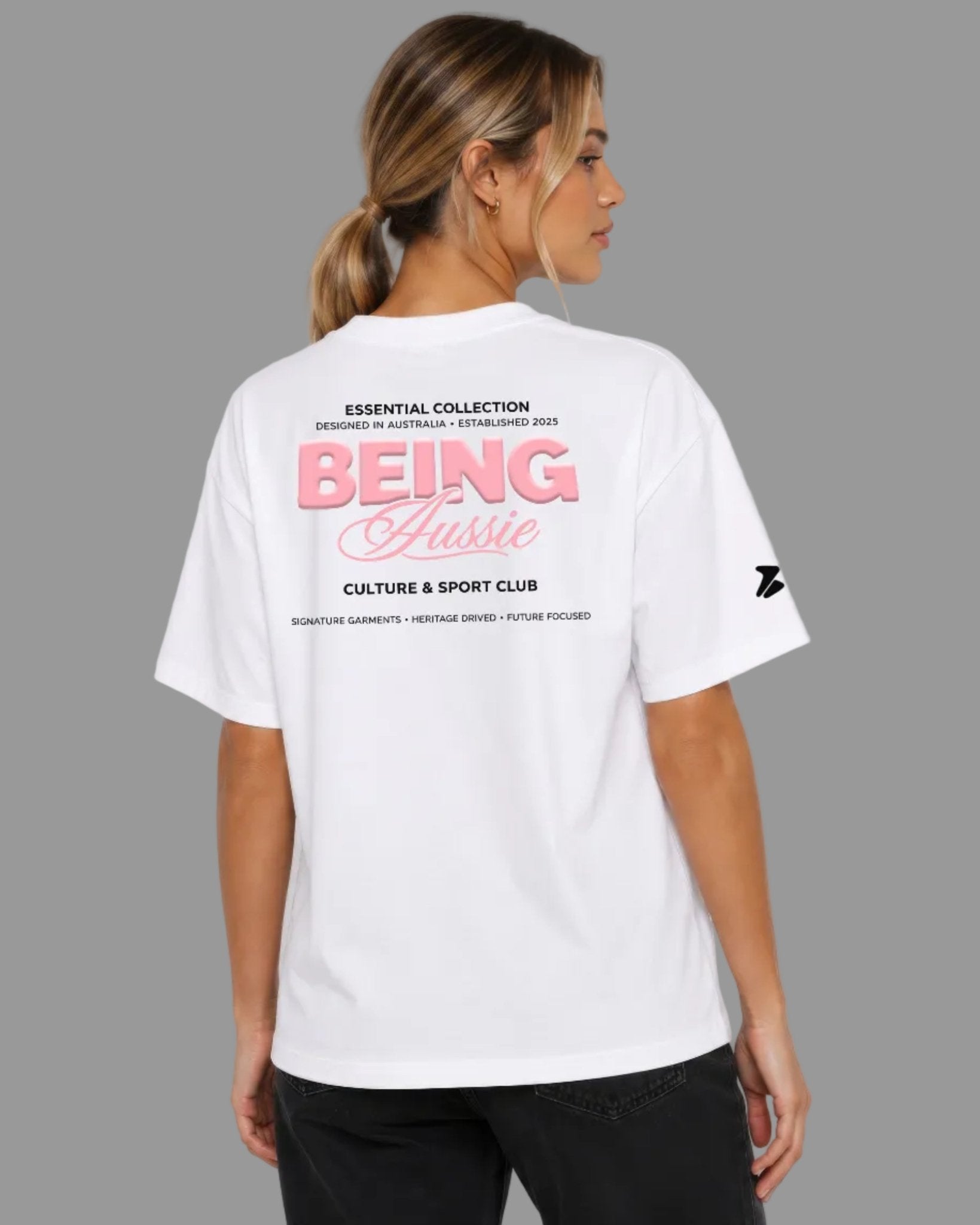 Crimson Core Tee - Being Aussie