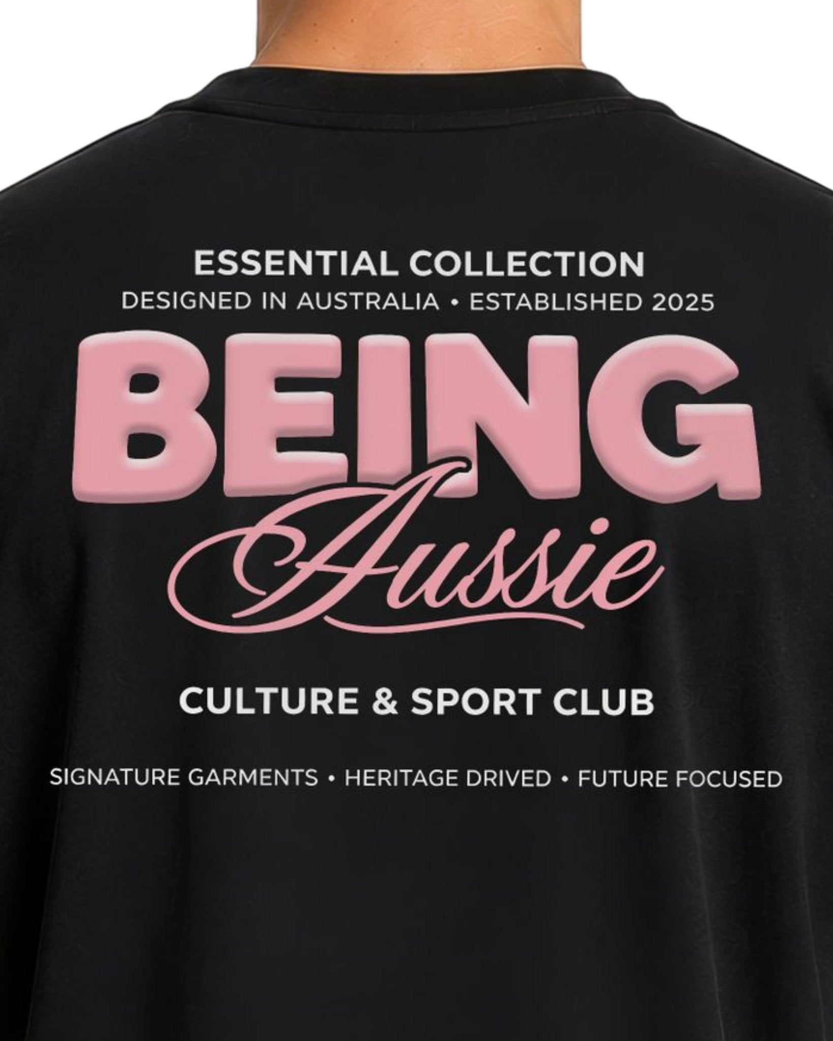 Crimson Core Tee - Being Aussie