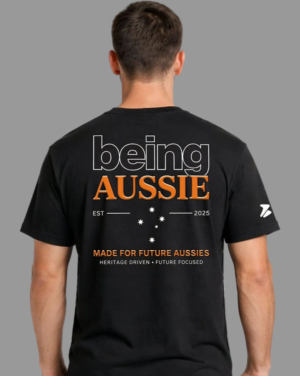 Ember Core Black Tee - Being Aussie