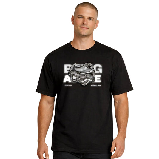 Iron Core Black Tee - BA17 - Being Aussie