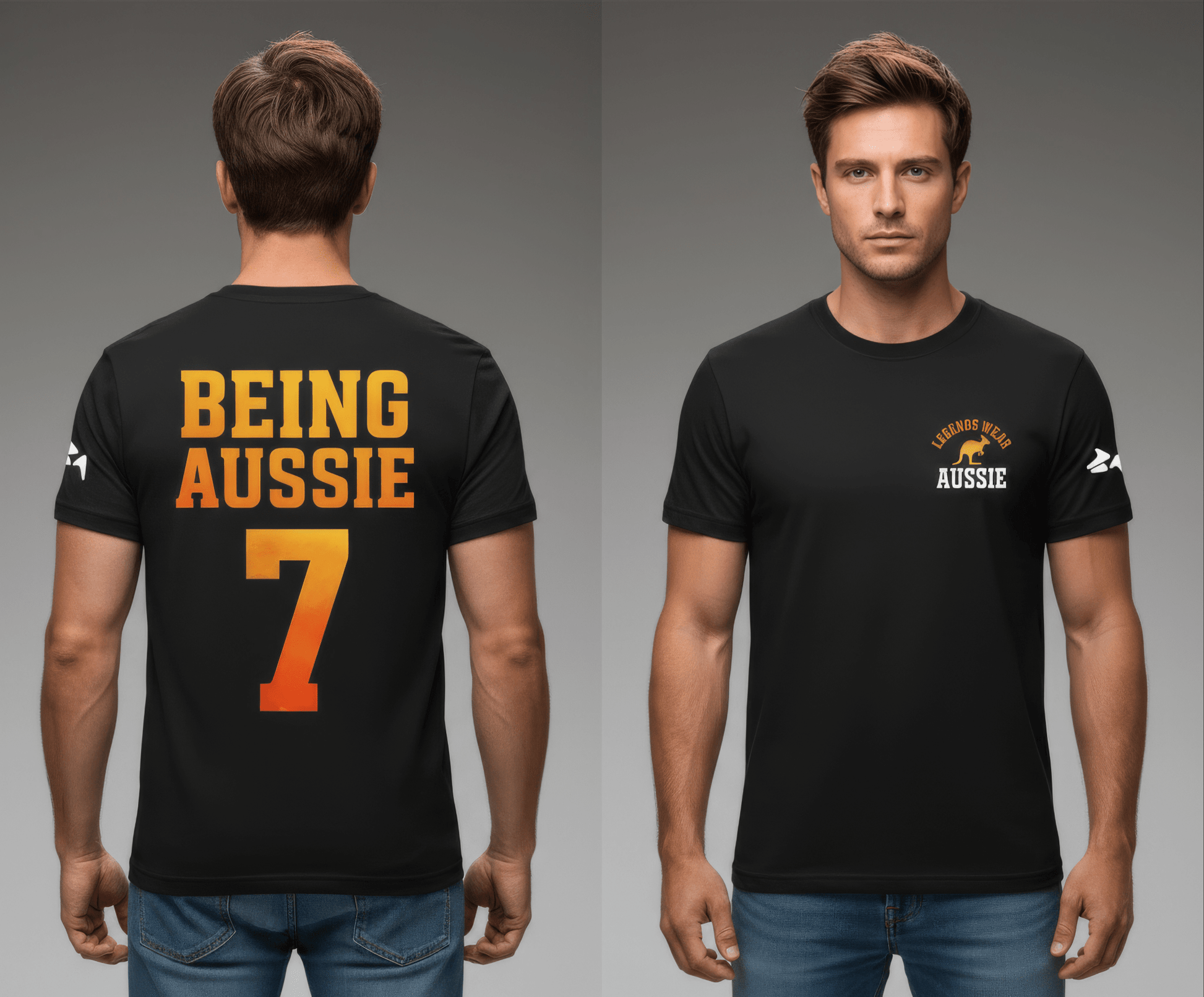 Legends Wear Aussie - BA14(Black) - Being Aussie