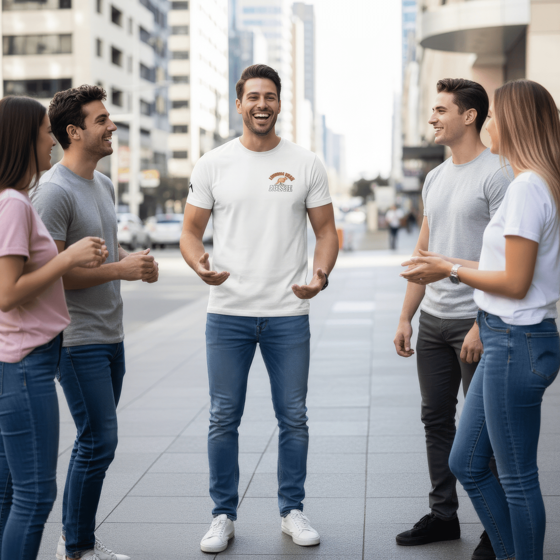 Legends Wear Aussie - BA14(White) - Being Aussie