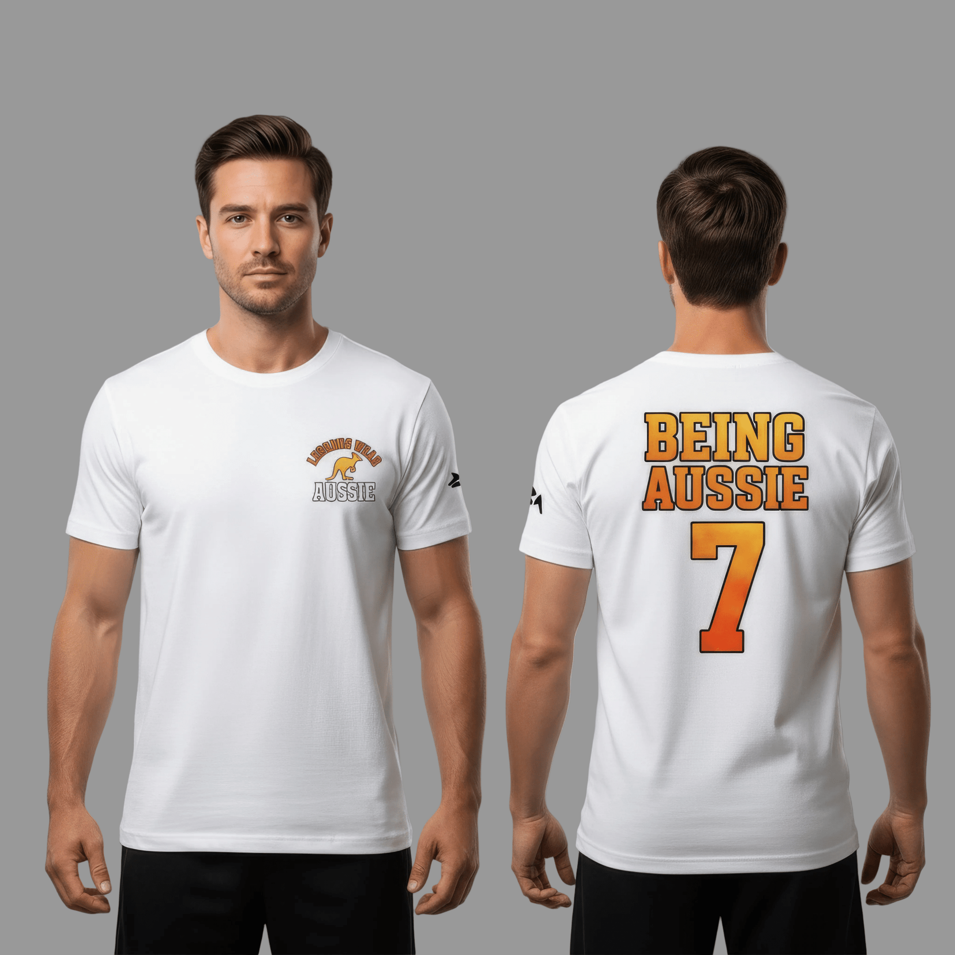 Legends Wear Aussie - BA14(White) - Being Aussie