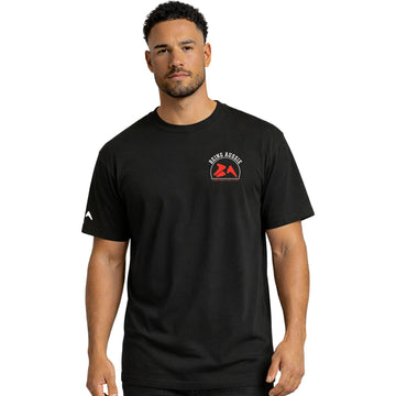 Power Mark Black Tee - Being Aussie
